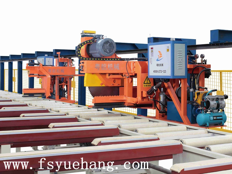 Heavy duty double-traction machine (cooling bed)